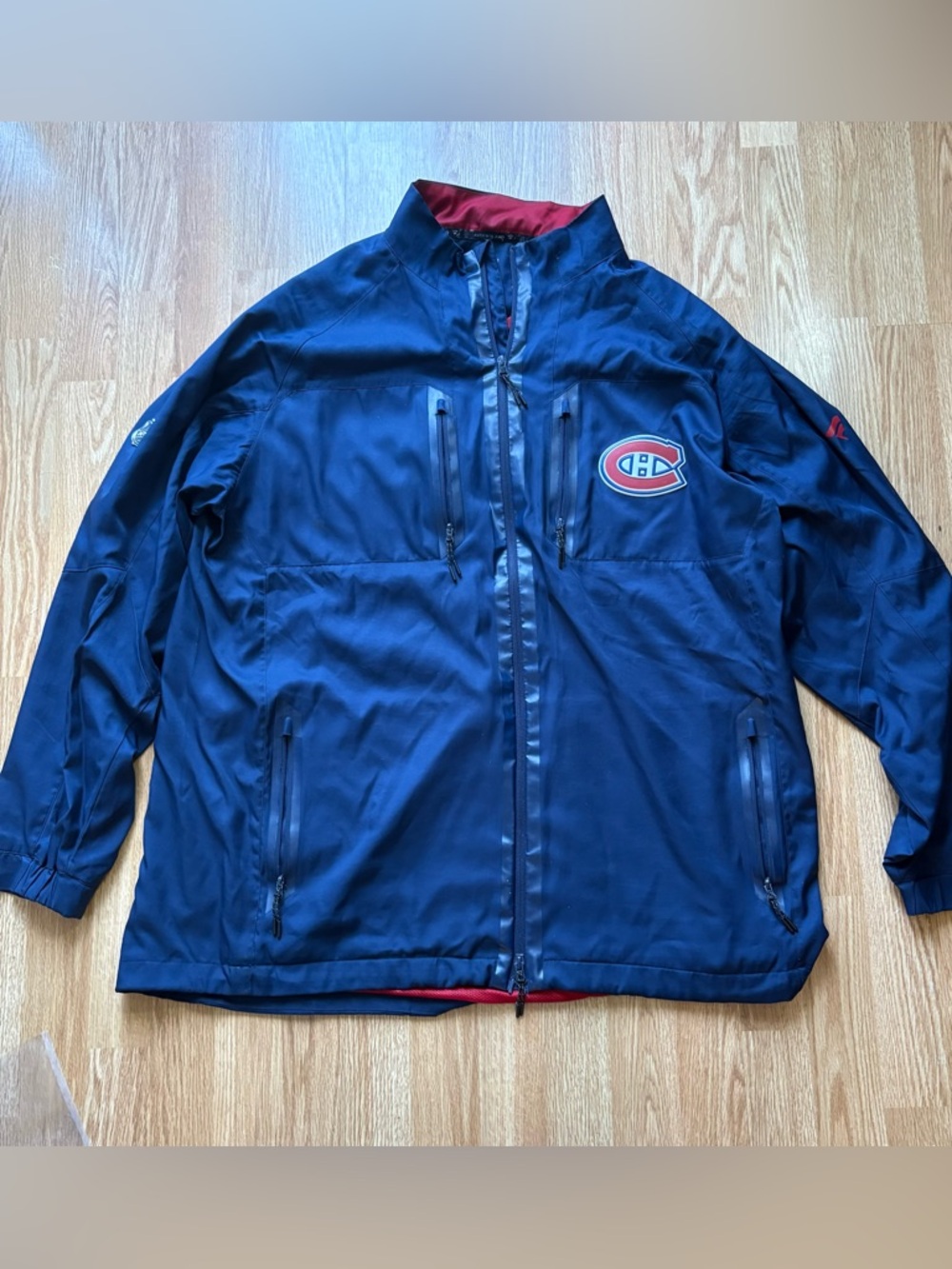 Fanatics montreal canadiens authentic pro locker room raglan 3XL jacket